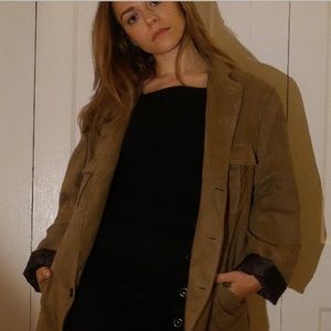 Zara suede jacket blazer